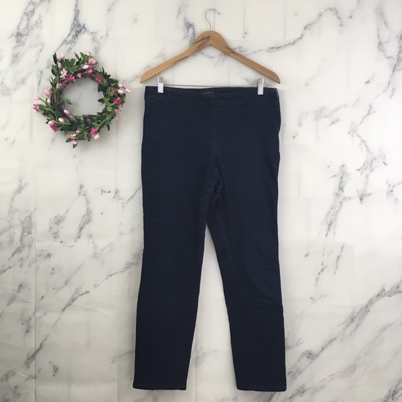 Talbots Denim - {3/$25} Talbots Slim Ankle Jeans in Dark Wash